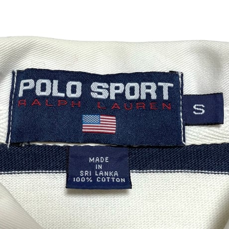 POLO SPORT RALPHLAUREN　"STRIPED" RUGBY SHIRT