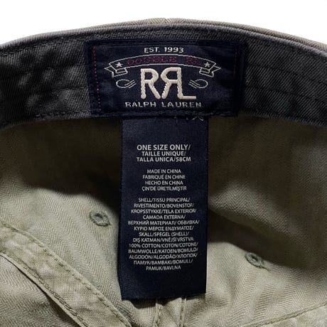 RRL RALPHLAUREN　"WINGED" BASEBALL CAP (CAMO)