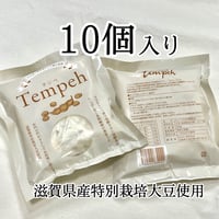 滋賀県産特別栽培大豆テンペ 　10個セット(冷凍)