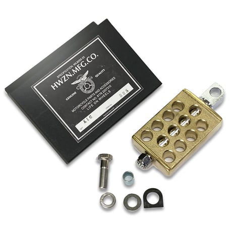 HWZN Drilled Kick Pedal 【Brass】