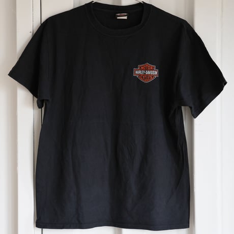 【M-size】ハーレー古着Tシャツ 裏面バッファロープリント