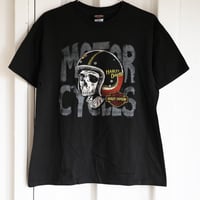 【L-size】ハーレー古着Tシャツ スカル 裏面イーグルロゴ