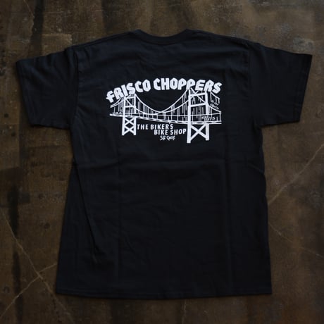 FRISCO CHOPPERS Flaming Skull Blue＆Purple Tシャツ