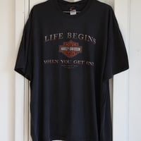 【3XL-size】ハーレー古着Tシャツ パンヘッド バックプリント