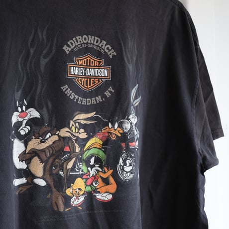 【XL-size】ハーレー古着Tシャツ タズマニアンデビル バックスバニー