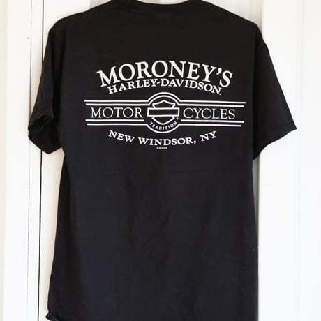 【M-size】ハーレー古着Tシャツ バー＆シールド NYディーラー