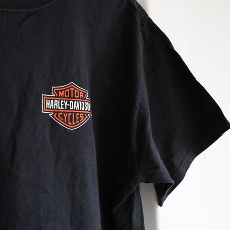 【M-size】ハーレー古着Tシャツ 裏面バッファロープリント