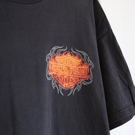 【XL-size】ハーレー古着Tシャツ バーアンドシールドロゴ