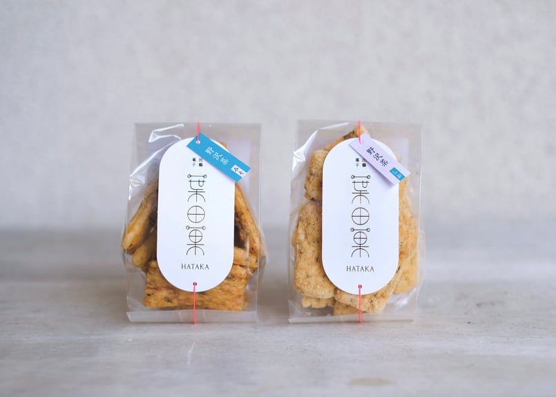 野沢菜おかき | 葉田菓 HATAKA