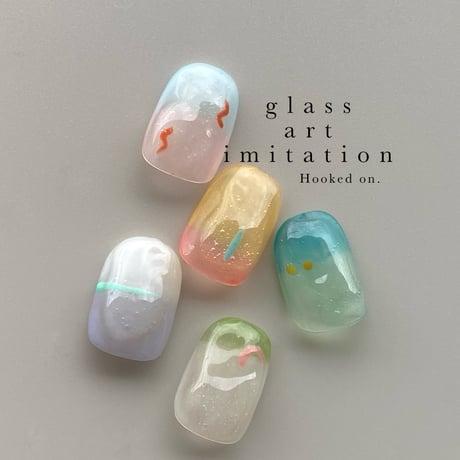 ☑︎潤ｙｕｂｉｓａｋｉ ネイルチップ　韓国　オーダー　ニュアンスネイル　個性派 個性派ネイル | STORES