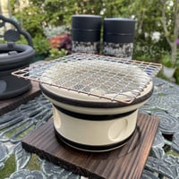 pelletan (ペレ炭) 美濃焼コンロ+ペレ炭缶2本セット　送料無料