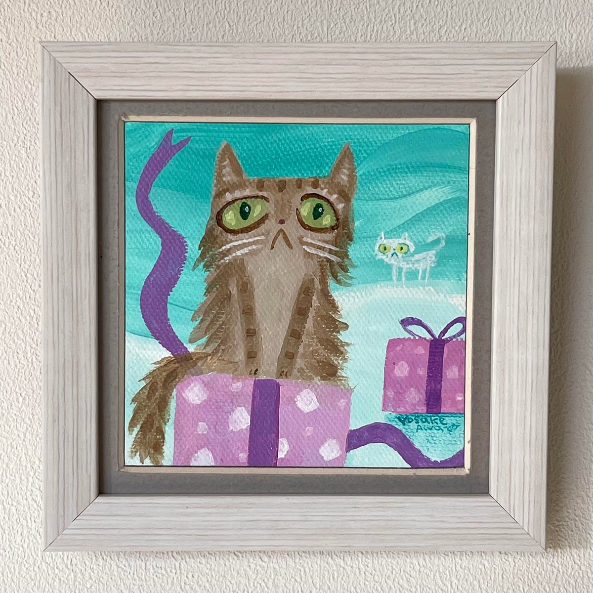 絵画　【壁掛け　Atukoさん】　THE cats 絵画 【壁掛け Atukoさん】 THE cats