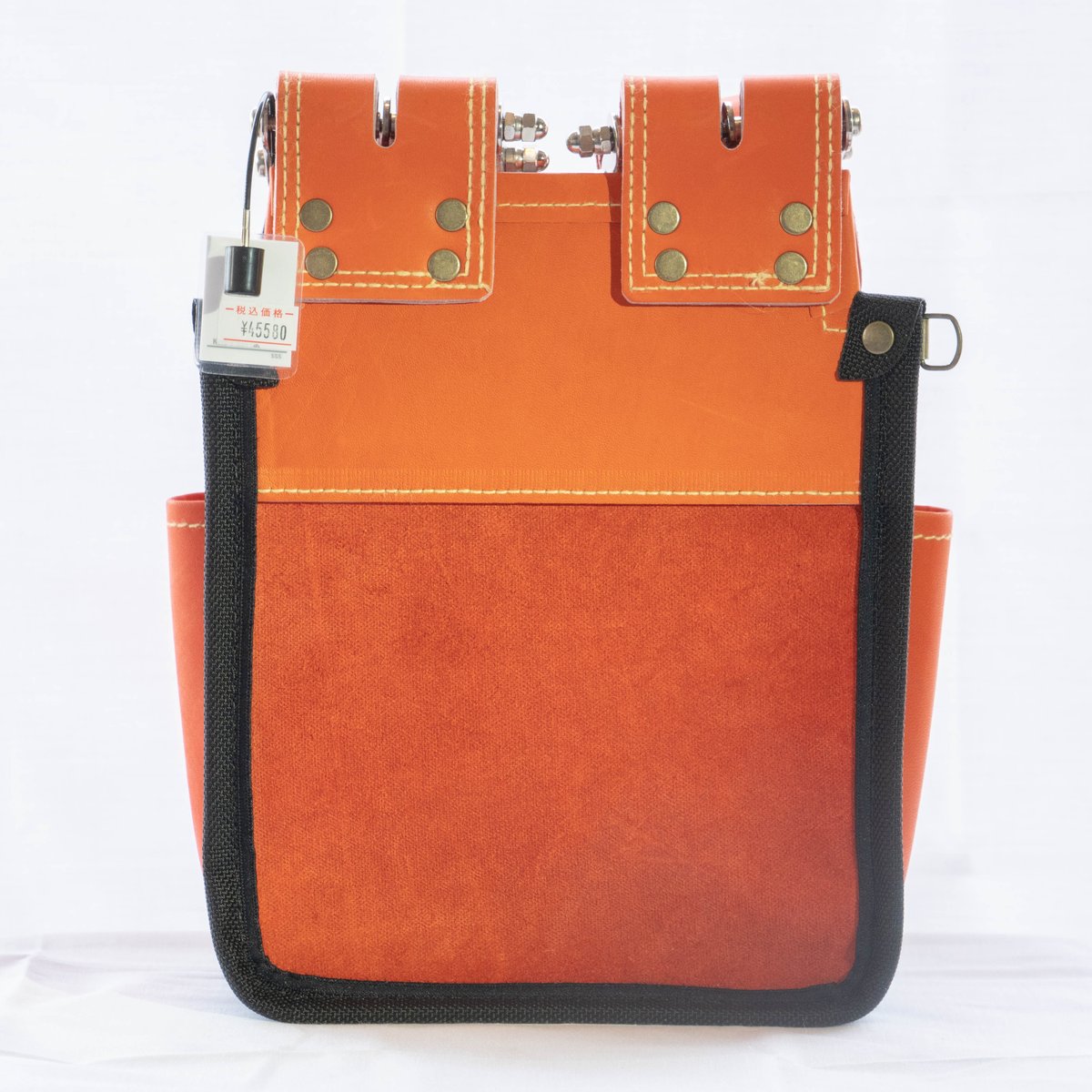 Knicks 最高級硬式グローブ革 チェーンタイプ 3段腰袋【レッド