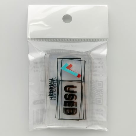 TTdesign USEDマーカー・square 63×35(㎜) [トレーディングカード用 - 行動終了マーク用クリアマーカー]