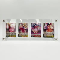 （受注生産）アクリル4連カードディスプレイ レギュラーサイズ用