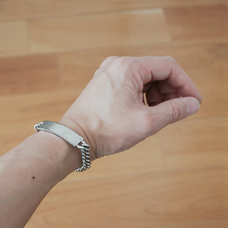 ヴィンテージ 米国医療IDブレスレット Sterling Silver仕様 ヴィンテージ 米国医療IDブレスレット Sterling Silver仕様