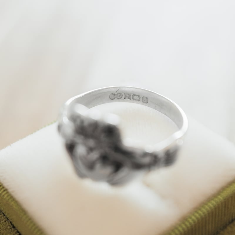 英国製 1977年 ヴィンテージ】アイルランド クラダリング ホールマーク