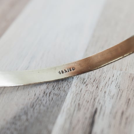 【メキシコ製 1990年代 ヴィンテージ】シルバーバングル  s28