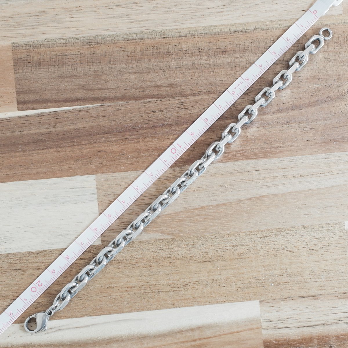 デンマーク製 BNH 1970年代 ヴィンテージ】シルバーアンカーチェーン