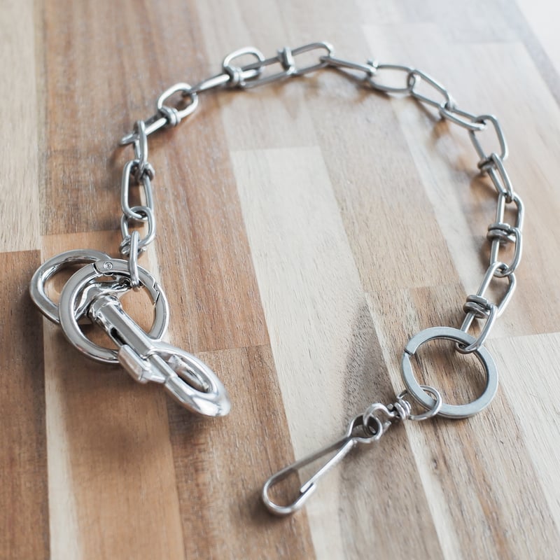 受注生産品｜old silverオリジナル】ウォレットチェーン type02 英国