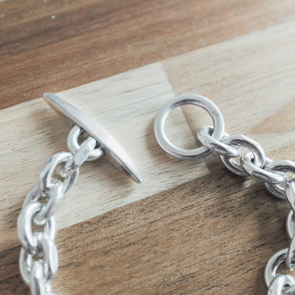 デンマーク製 JEMAX 1980年代 ヴィンテージ】シルバーアンカーチェーン