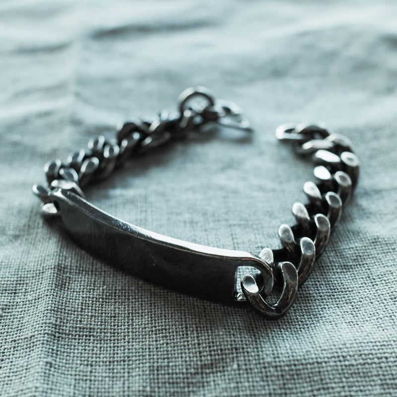 LHN jewelry x TODD SNYDER ダブルネーム】 IDブレスレット ブラッ