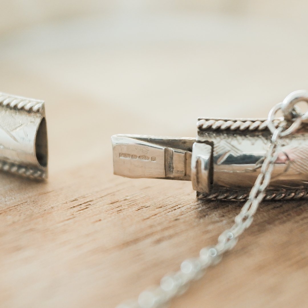 英国 1993年 ヴィンテージ】シルバー バングル イギリス m75 | 英国製