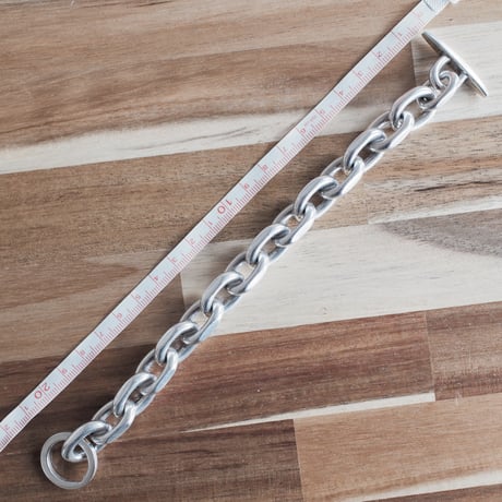 【価格：ASK !!!｜デンマーク製 Randers Sølvvarefabrik 1960年代】シルバーアンカーチェーンブレスレット m239