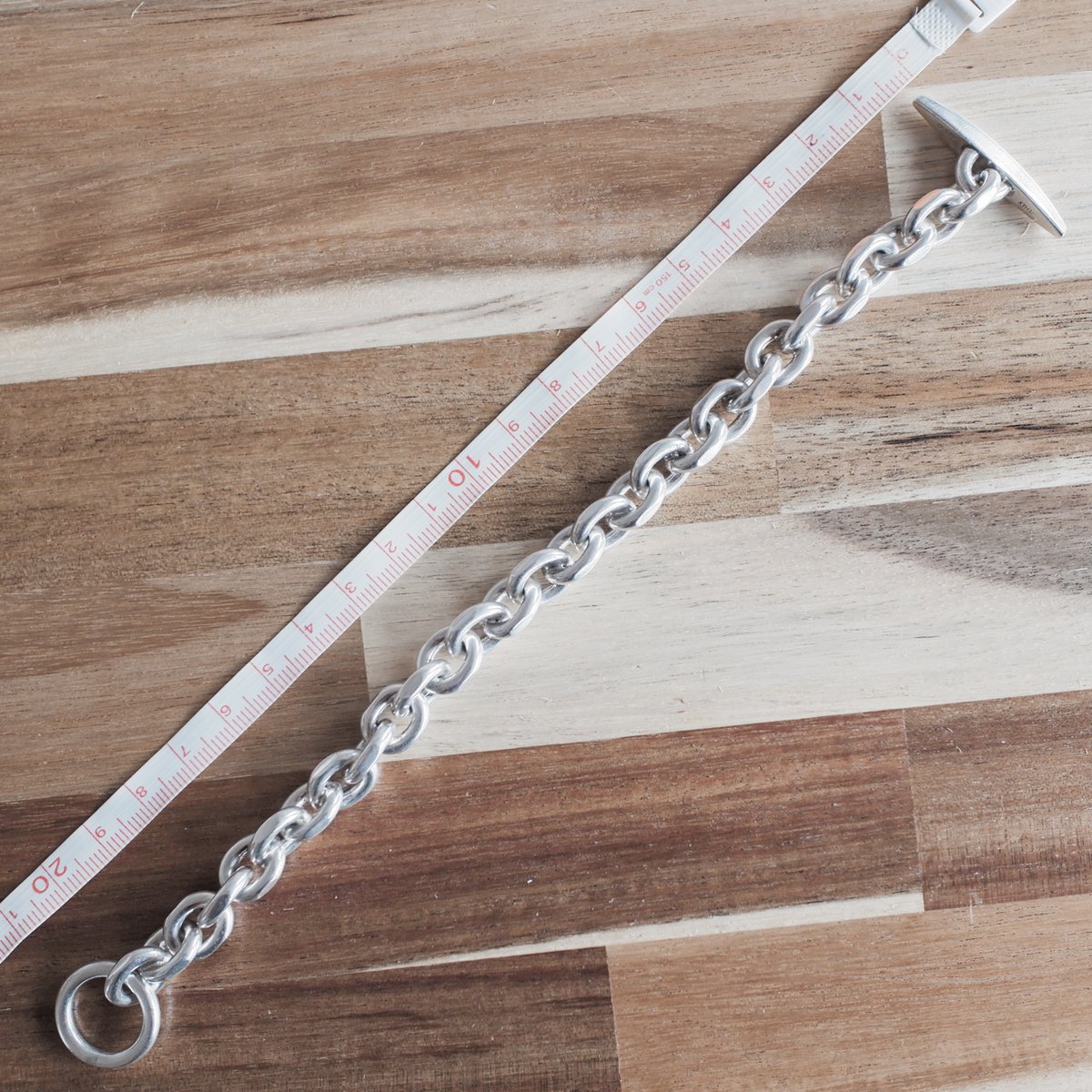 デンマーク製 JEMAX 1980年代 ヴィンテージ】シルバーアンカーチェーン