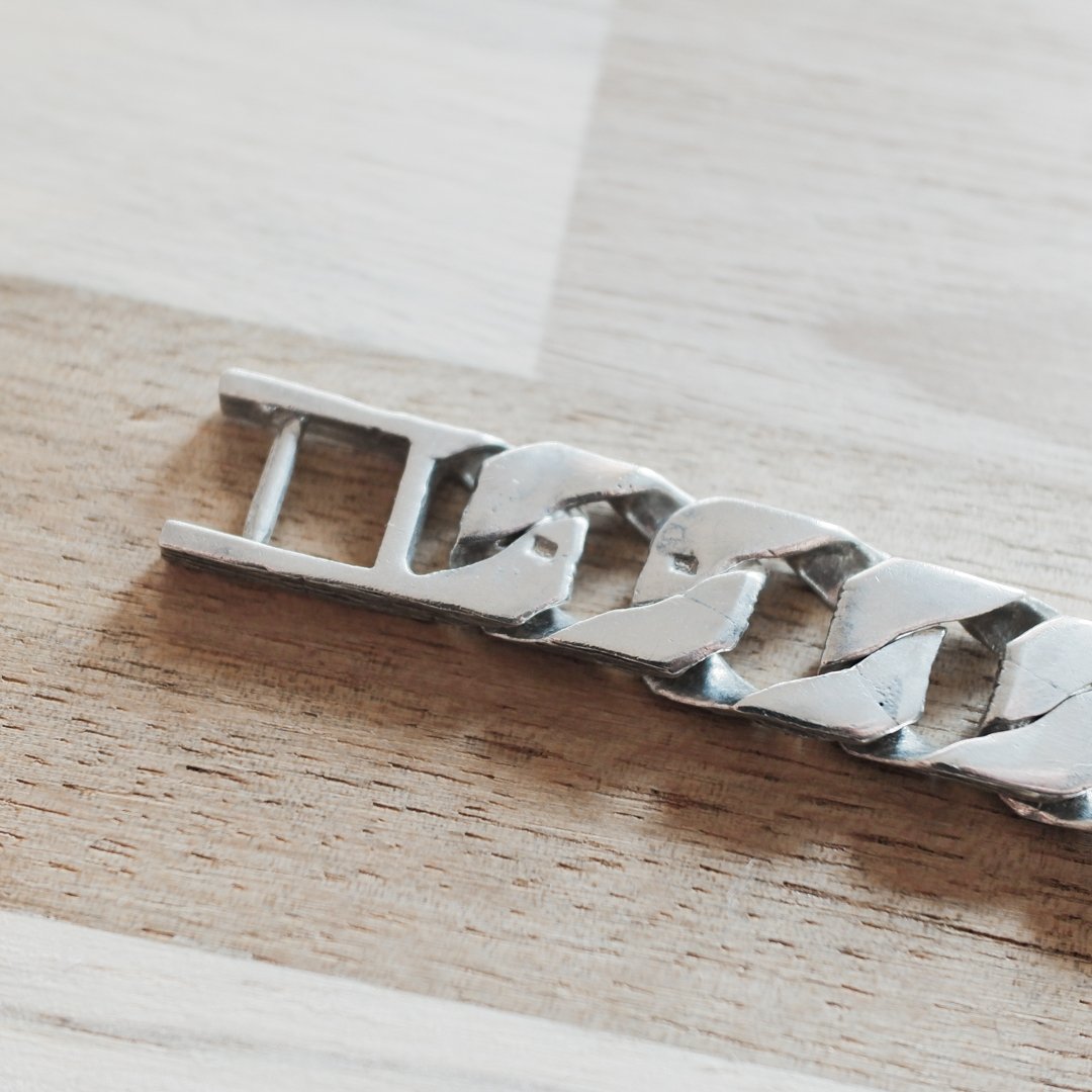 英国製 1983年 ヴィンテージ】IDブレスレット ホールマーク：ロンドン