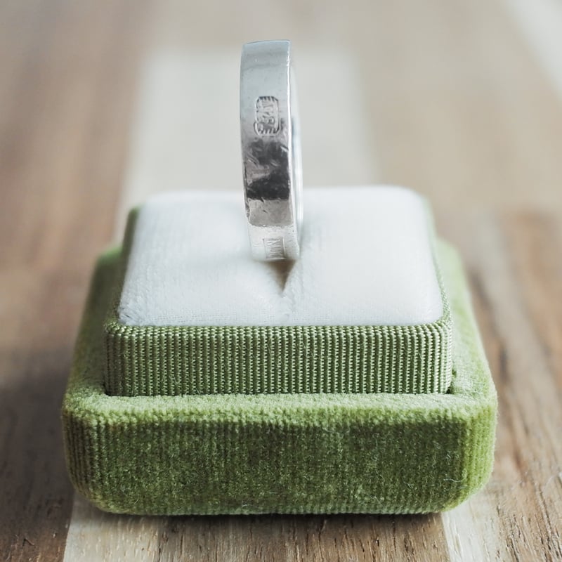 1994 英国 ヴィンテージ 925 スターリングシルバー ホールマーク リング 英国製 1999年 ヴィンテージ】シルバー リング ホールマーク