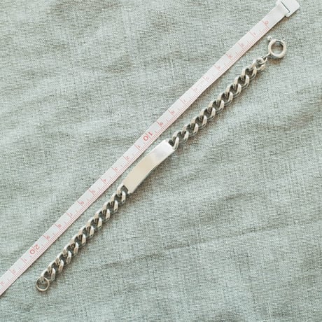 【英国製 1999年】IDブレスレット ホールマーク：シェフィールド m44
