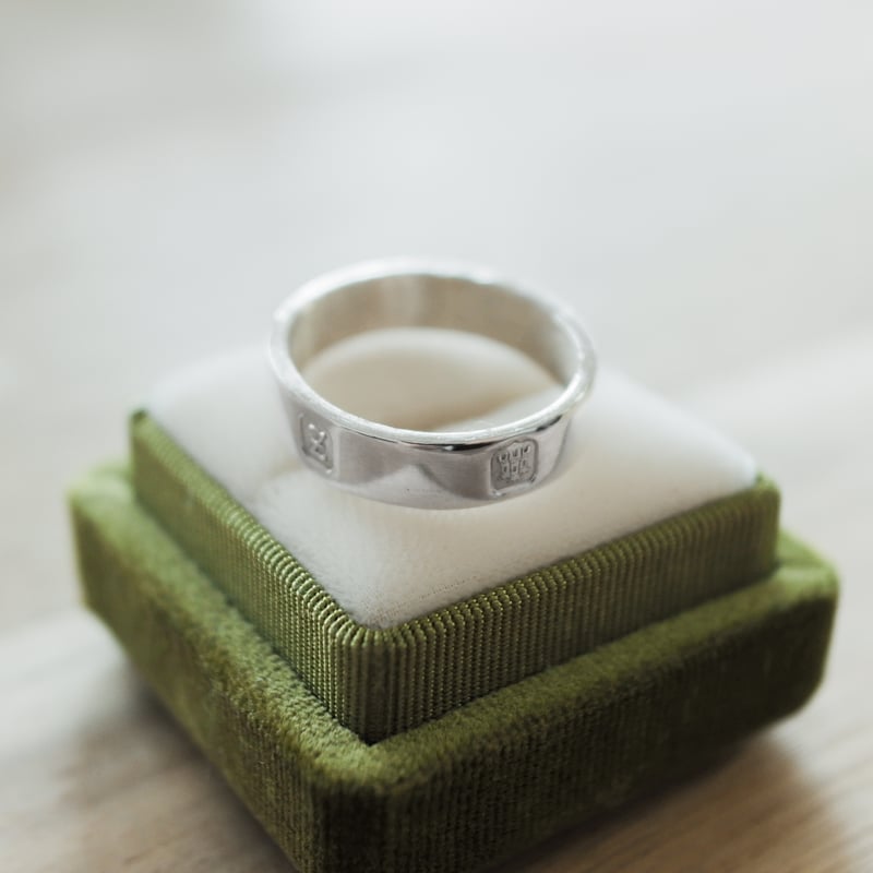 英国製 1999年 ヴィンテージ】シルバー リング ホールマーク