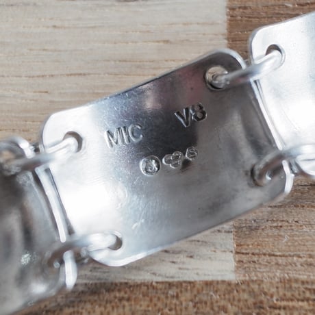 【スウェーデン製 A. Michelsen 1947年 ヴィンテージ】シルバーチェーンブレスレット m316