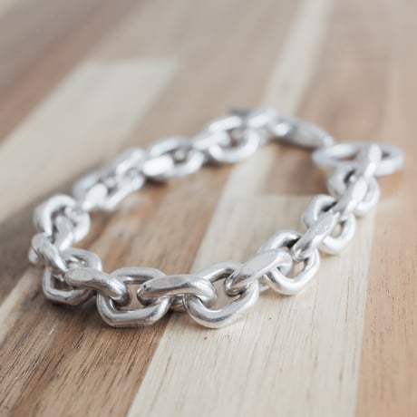 英国製IDブレスレット｜old silver オールドシルバー