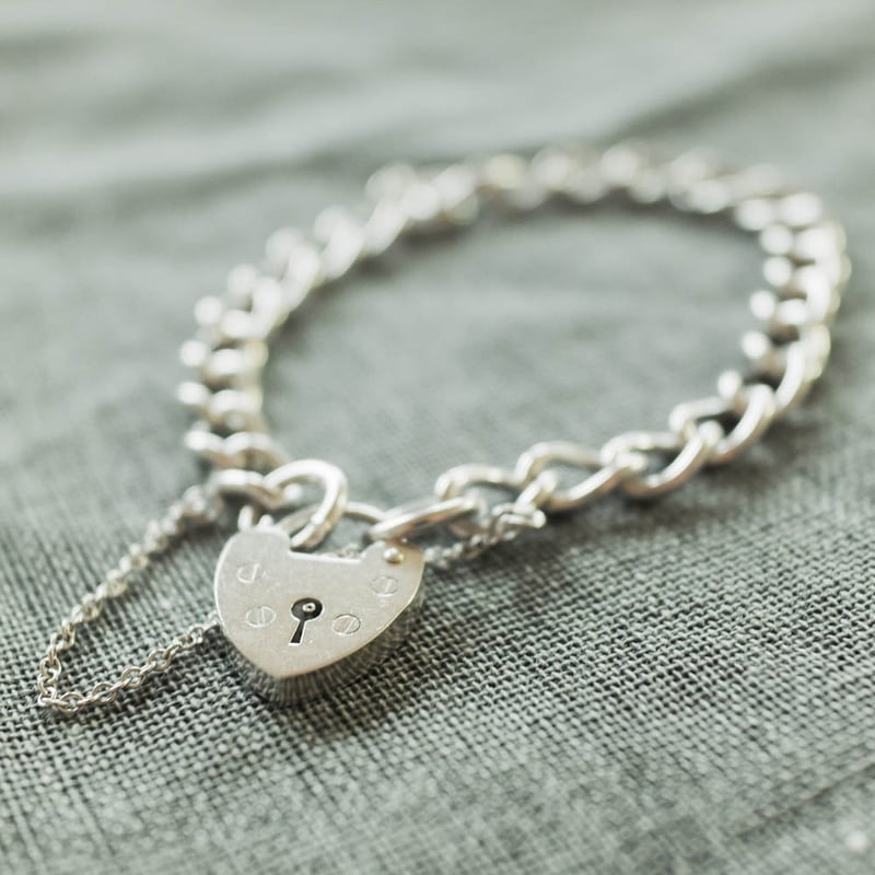 英国製 1974年 ヴィンテージ 】パドロックブレスレット 南京錠