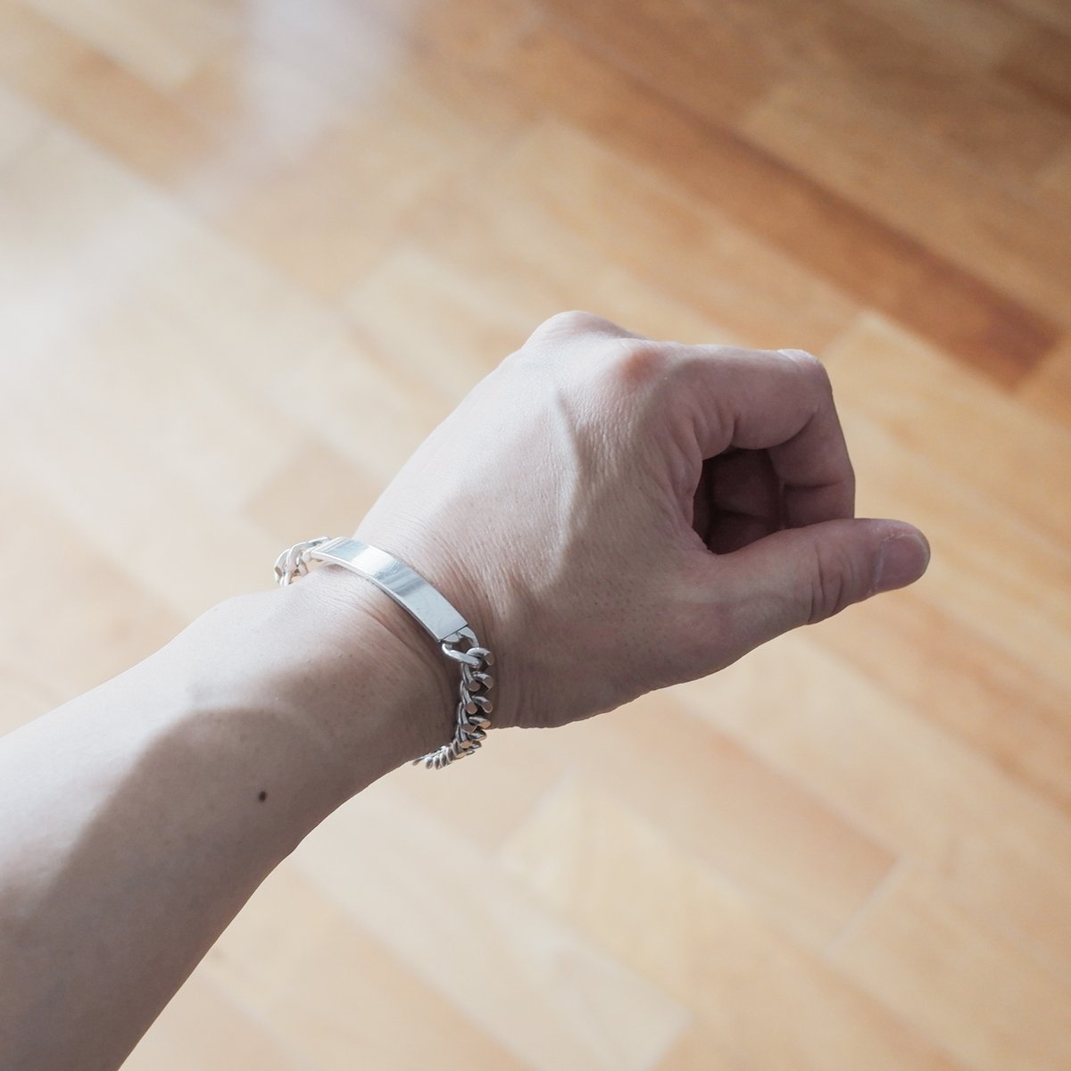 英国製 1981年 ヴィンテージ】IDブレスレット ホールマーク