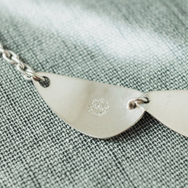 デンマーク製 Aarre&Krogh 1960年代 ヴィンテージ】シルバーネックレス