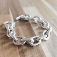 【価格：ASK !!!｜デンマーク製 Randers Sølvvarefabrik 1960年代 ヴィンテージ】シルバーアンカーチェーンブレスレット m239