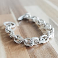 英国 1990年代 ヴィンテージ 】シルバー アンカーチェーンブレスレット