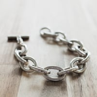 【デンマーク製 Bent Larsen 1970年代 xs ヴィンテージ】ピューター ブレスレット m115