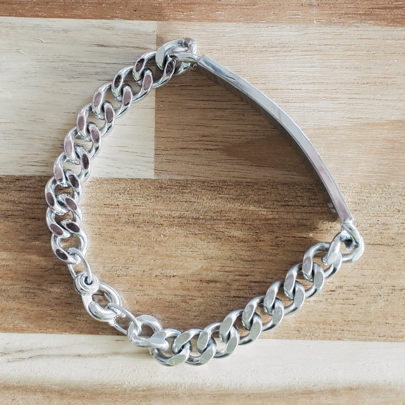 ヴィンテージ 米国医療IDブレスレット Sterling Silver仕様 ヴィンテージ 米国医療IDブレスレット Sterling Silver仕様