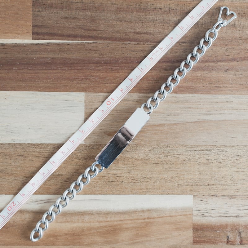 英国製 1976年 ヴィンテージ】IDブレスレット ホールマーク