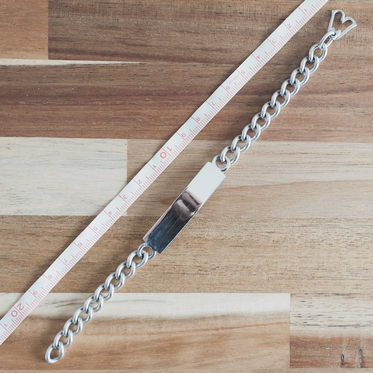 英国製 1976年 ヴィンテージ】IDブレスレット ホールマーク