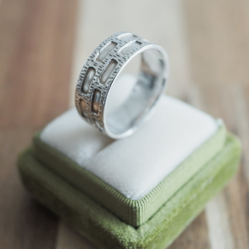 フィンランド製 Turun Hopea 1970年 ヴィンテージ】シルバーリング 19