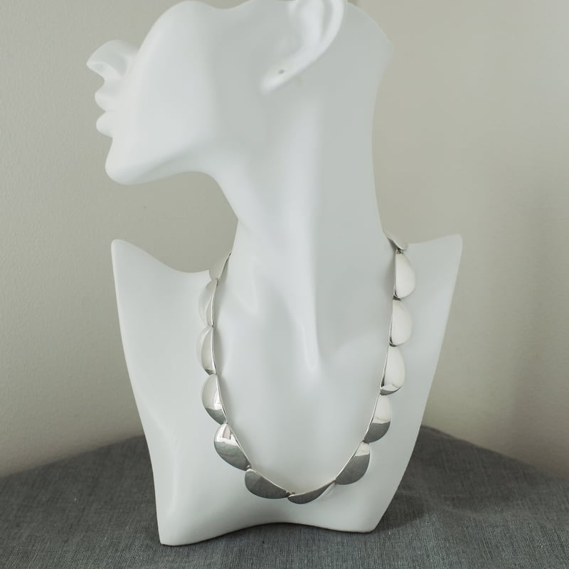 デンマーク製 Aarre&Krogh 1960年代 ヴィンテージ】シルバーネックレス