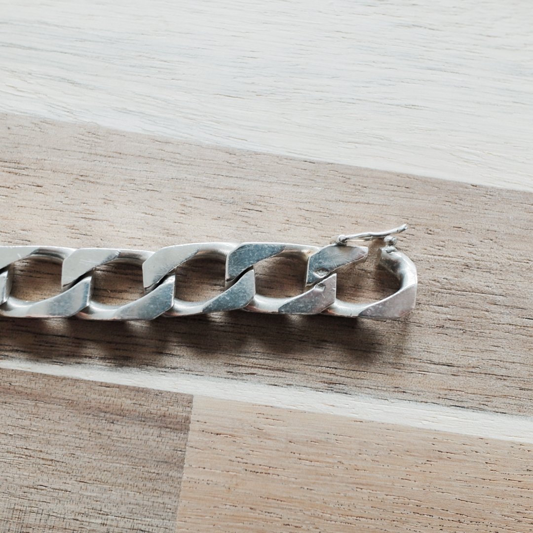 英国 1977年 ヴィンテージ】IDブレスレット ホールマーク：ロンドン