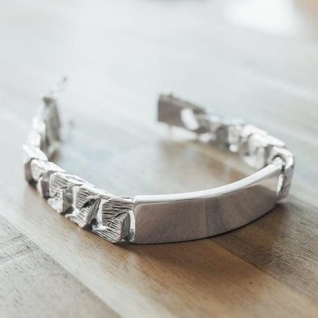 英国製IDブレスレット|old silver オールドシルバー 英国製IDブレスレット|old silver オールドシルバー