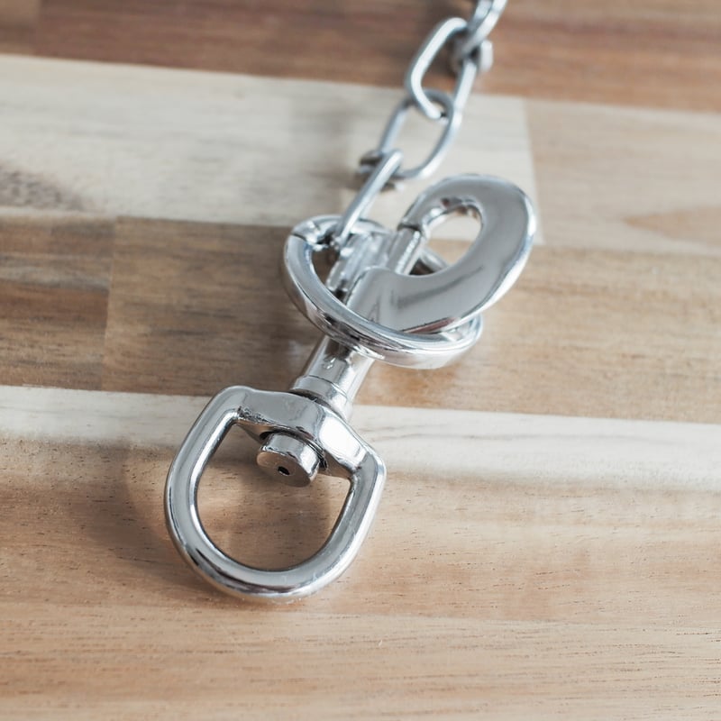 受注生産品｜old silverオリジナル】ウォレットチェーン type02 英国