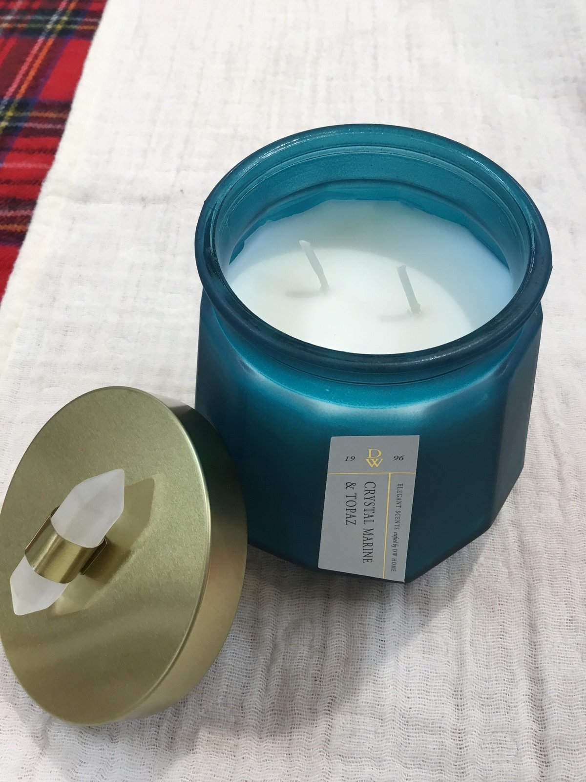 DWHOME アロマキャンドル【CRYSTAL MARINE & TOPAZ】13.2oz DWHOME アロマキャンドル【CRYSTAL MARINE & TOPAZ】13.2oz